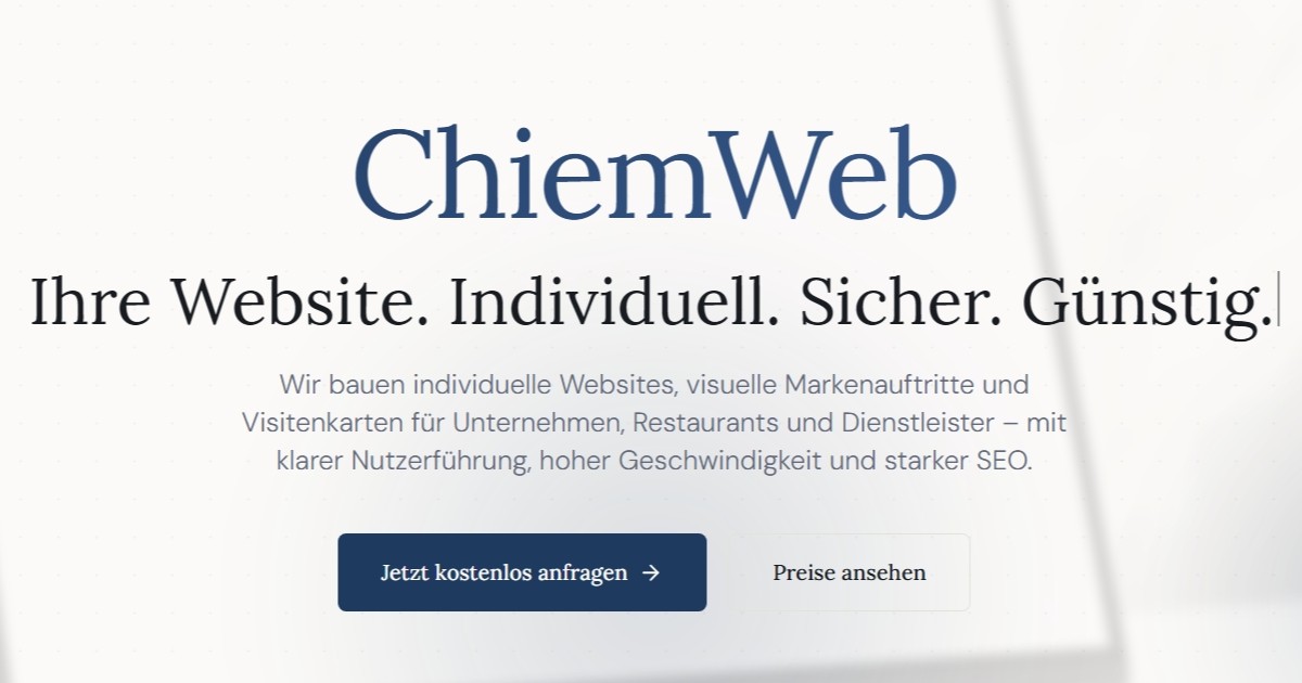 ChiemWeb Logo